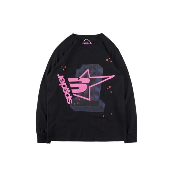 Sp5der Number One Star Long Sleeve T-Shirt OKZY20261490