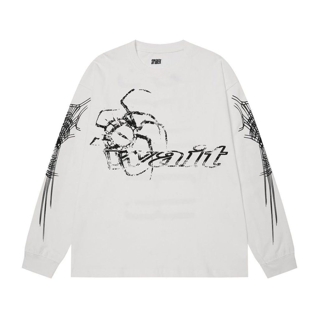 Sp5der Spider Sketch Long Sleeve T-Shirt OKZY20261491