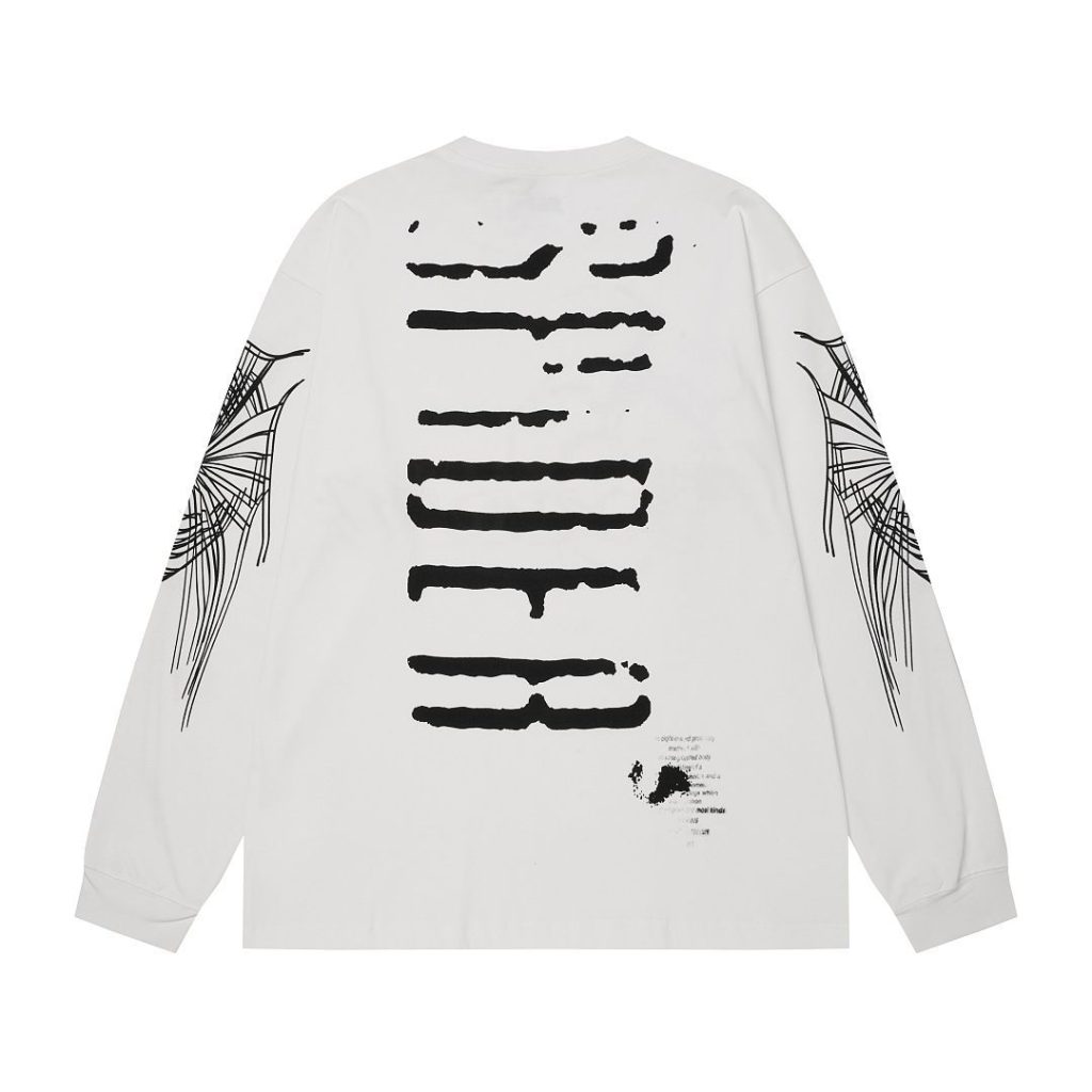 Sp5der Spider Sketch Long Sleeve T-Shirt OKZY20261491