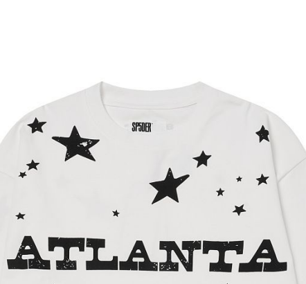 Sp5der Atlanta Black Star Long Sleeve T-Shirt OKZY20261495