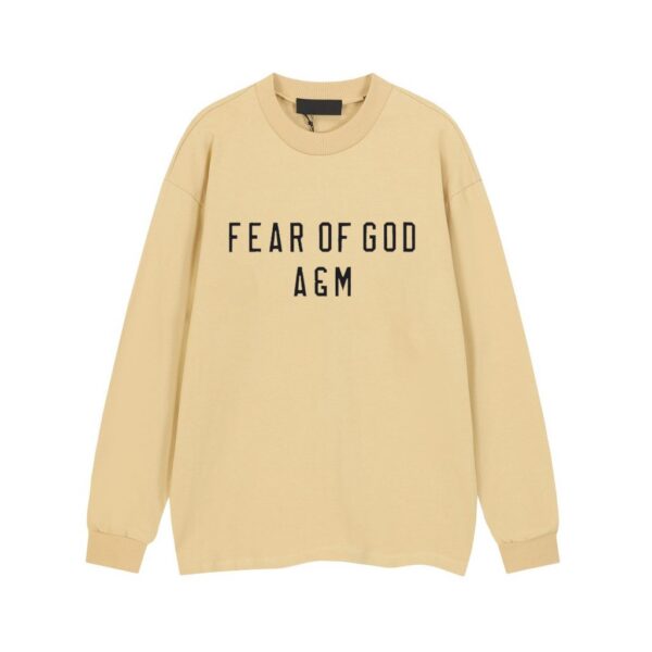 Essentials A&M Logo Long Sleeve Tee Beige OKZY20261512