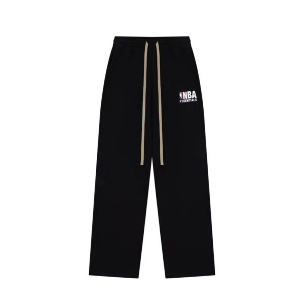 Essentials Black NBA Logo Sweatpants OKZY2026151
