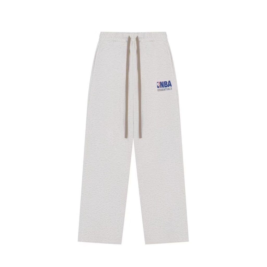 Essentials Grey NBA Logo Sweatpants OKZY2026152