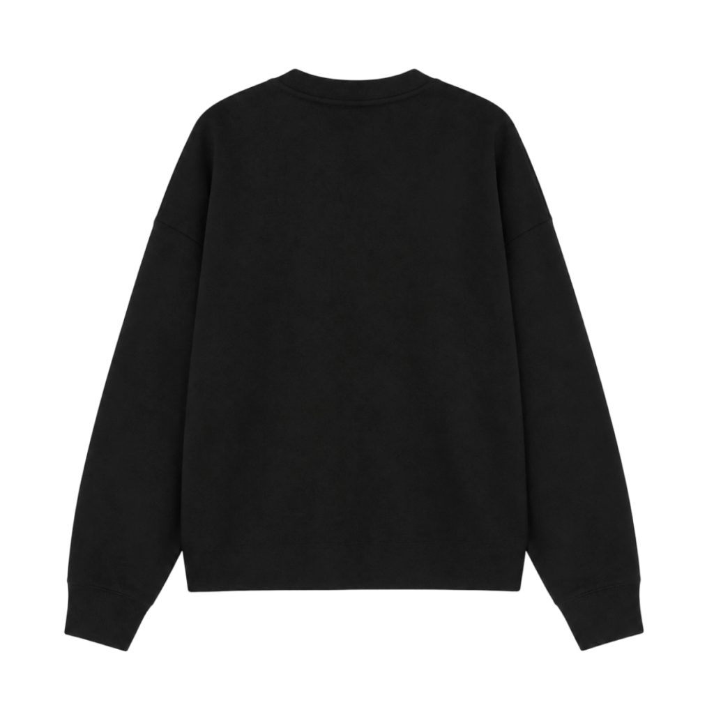 Palm Angels Bear In Mind Teddy Bear Crew Sweatshirt Black OKZY20261536