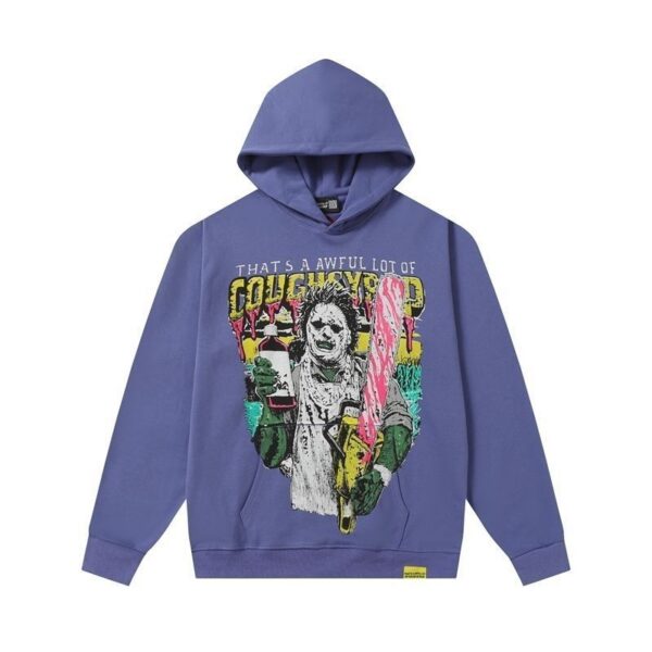 Cough Syrup Joker Graphic Hoodie Purple OKZY20261543