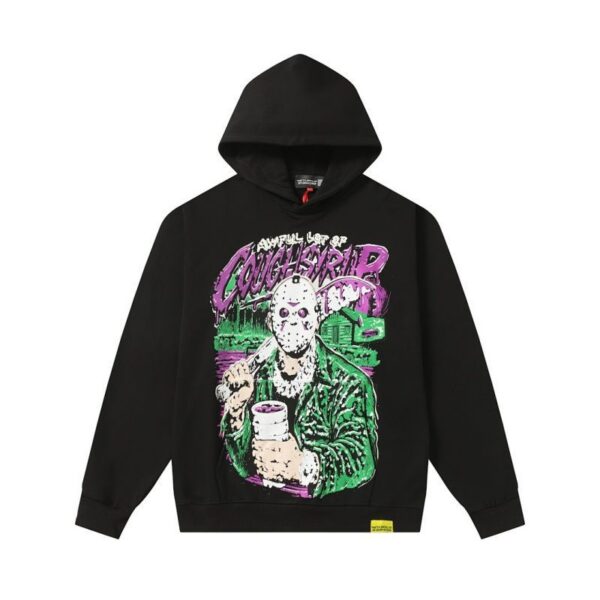 Cough Syrup Jason Graphic Hoodie Black OKZY20261546