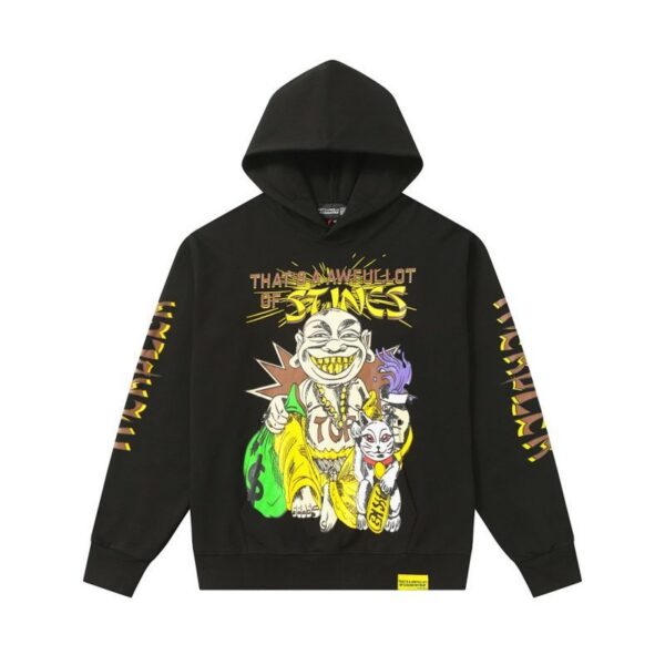 Cough Syrup Shifters Gear Graphic Hoodie Black OKZY20261552