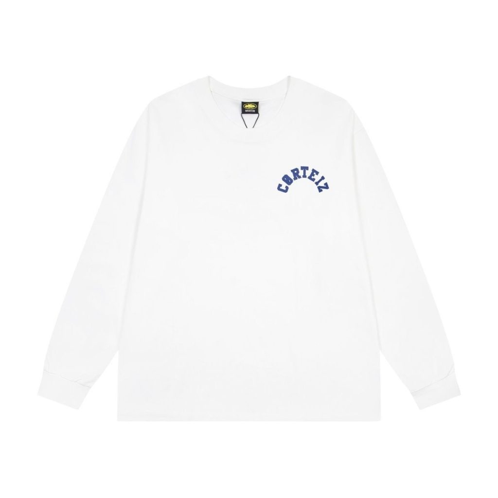 Corteiz Arch Logo Long Sleeve Tee White OKZY20261563
