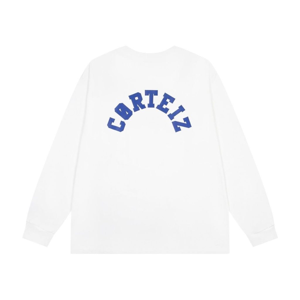 Corteiz Arch Logo Long Sleeve Tee White OKZY20261563