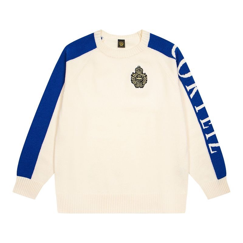 Corteiz Crest Patch Knit Sweater Cream (Sweater) OKZY20261564
