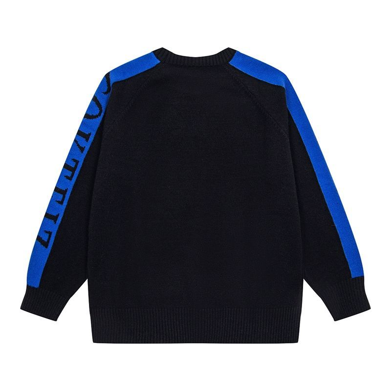 Corteiz Crest Patch Knit Sweater Black (Sweater) OKZY20261566