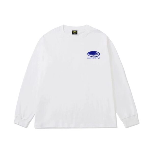 Corteiz Oval Logo Long Sleeve Tee White OKZY20261570