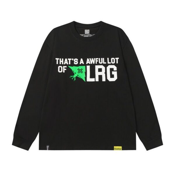 Cough Syrup LRG Graphic Long Sleeve Tee Black OKZY20261577