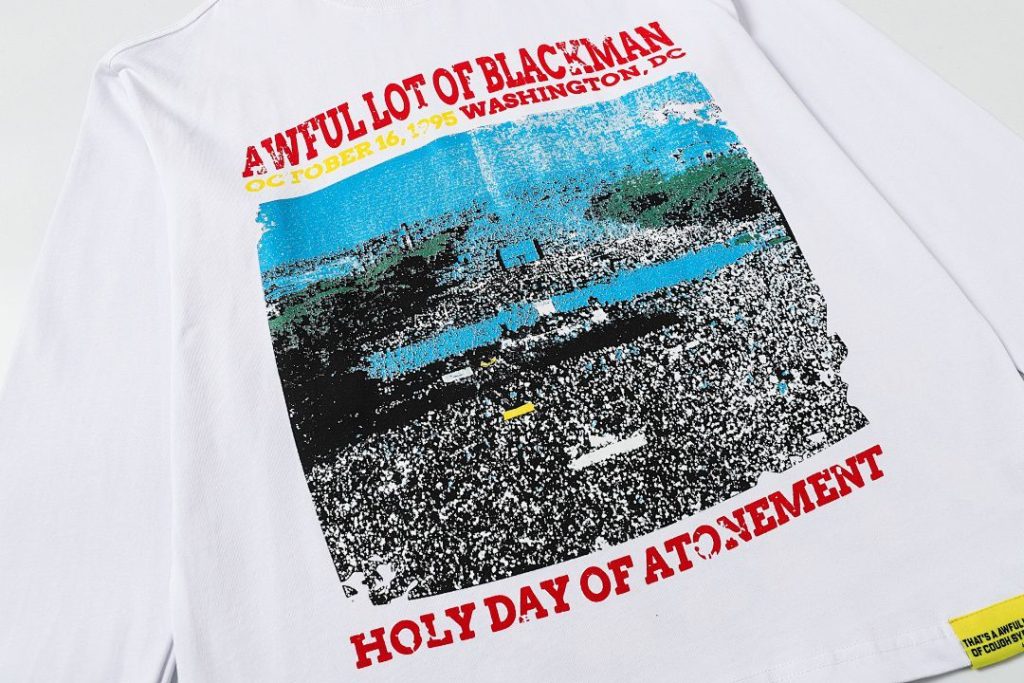 Cough Syrup Blackman Rally Graphic Long Sleeve Tee White OKZY20261578