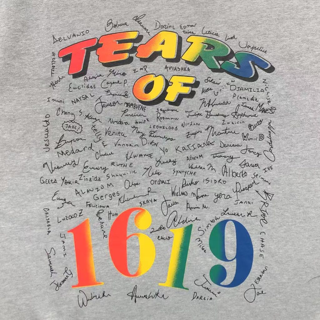 Denim Tears 1619 Tears Of Crewneck Sweatshirt Heather Grey OKZY20261594