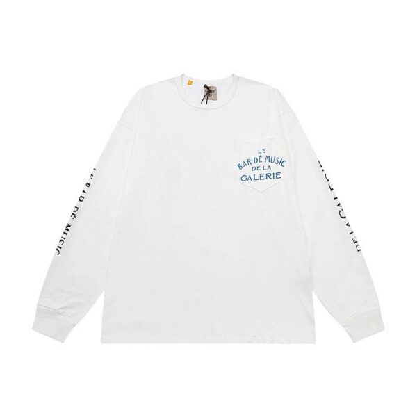 Gallery Dept Le Bar De Music De La Galerie Long Sleeve Tee White OKZY20261599