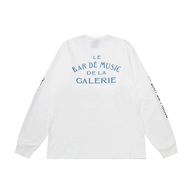 Gallery Dept Le Bar De Music De La Galerie Long Sleeve Tee White OKZY20261599