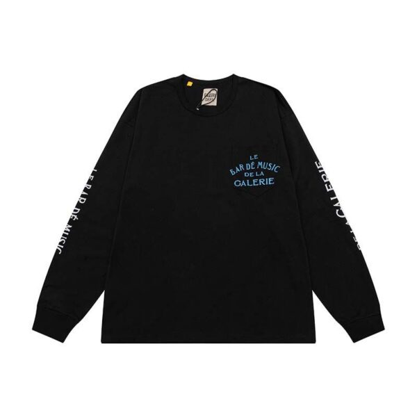 Gallery Dept Le Bar De Music De La Galerie Long Sleeve Tee Black OKZY20261600
