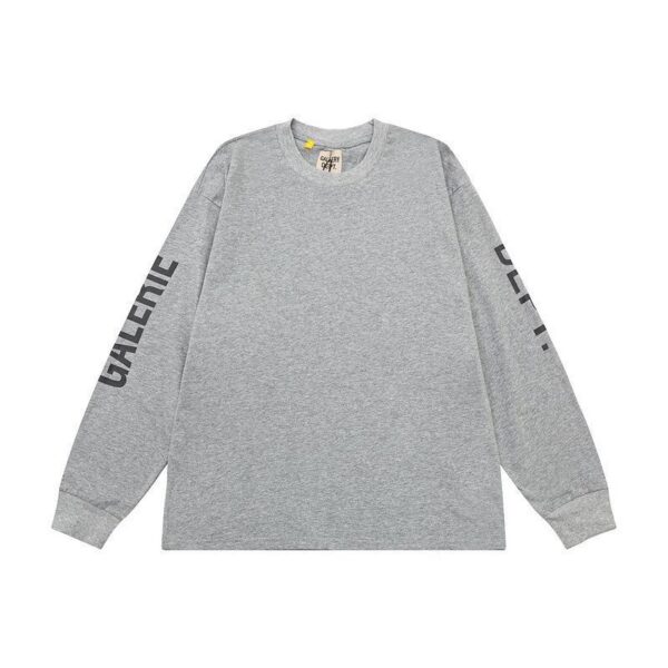 Gallery Dept Galerie Dept Sleeve Print Long Sleeve Tee Heather Grey OKZY20261601