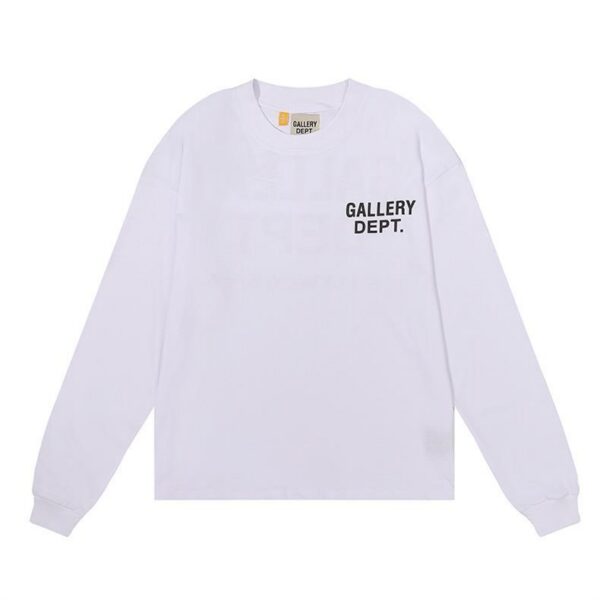 Gallery Dept Small Logo Long Sleeve Tee White OKZY20261606