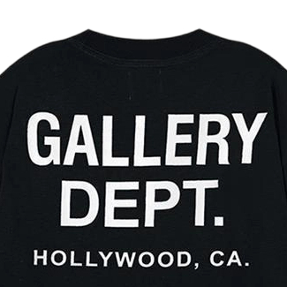 Gallery Dept Small Logo Long Sleeve Tee Black OKZY20261610