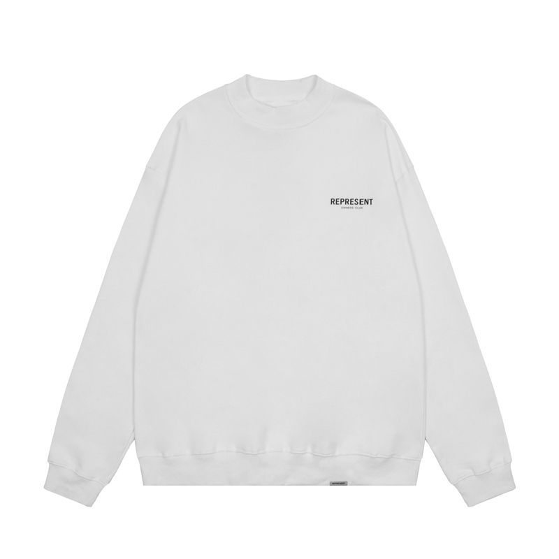 Represent Owners Club Back Print Crewneck Sweatshirt White OKZY20261617