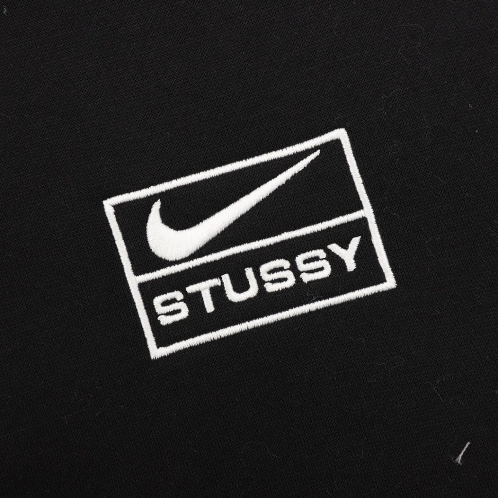 Stussy x Nike Box Logo Crewneck Sweatshirt Black OKZY20261632