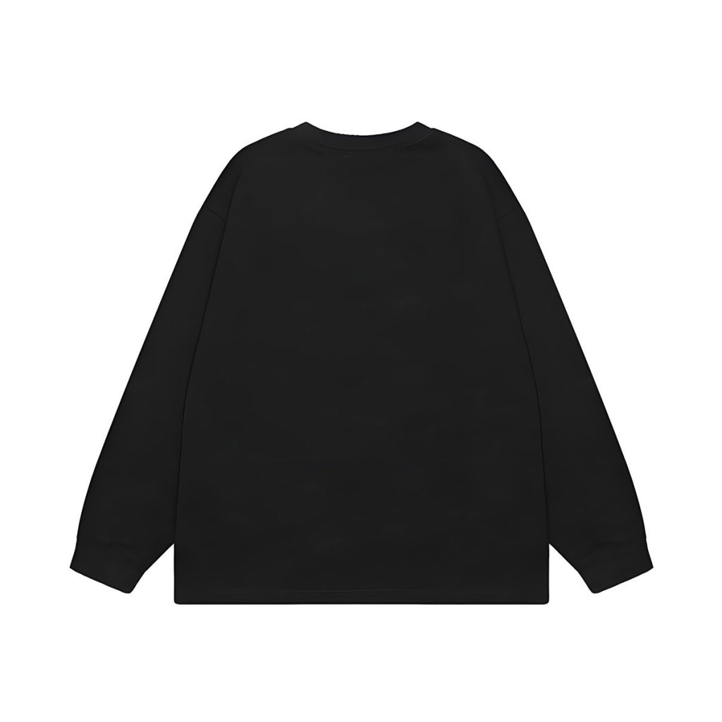 Nike Brush Stroke Logo Long Sleeve Tee Black OKZY20261634