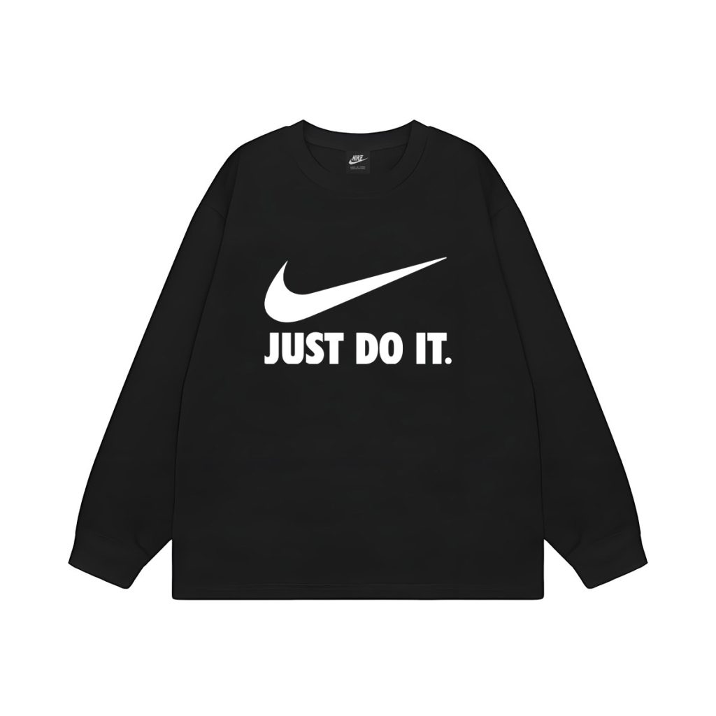 Nike Just Do It Graphic Long Sleeve Tee Black OKZY20261636