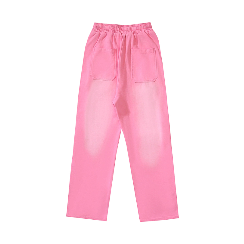 Hellstar Pink Side Button Straight Sweatpants OKZY2026163