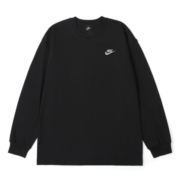 Nike Small Chest Embroidered Logo Long Sleeve Tee Black OKZY20261642