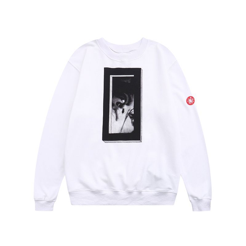 Cav Empt Frame Portrait Graphic Crewneck Sweatshirt White OKZY20261645