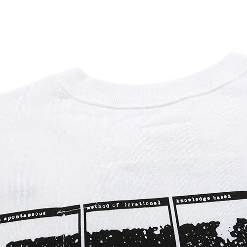 Cav Empt Grid Line Print Crewneck Sweatshirt White OKZY20261646