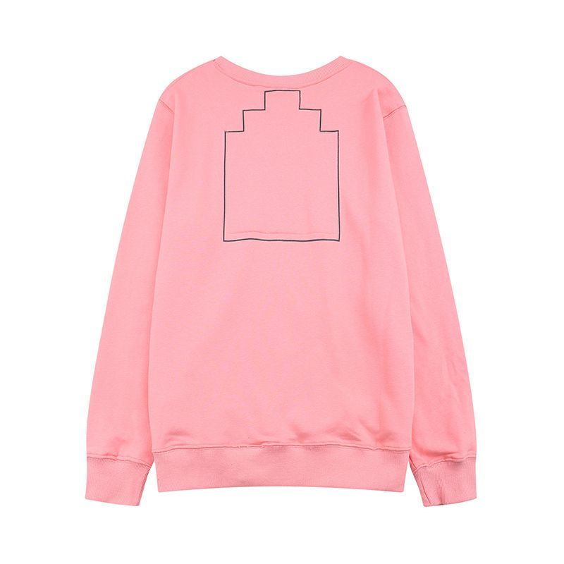 Cav Empt Letter Logo Embroidery Crewneck Sweatshirt Pink OKZY20261650