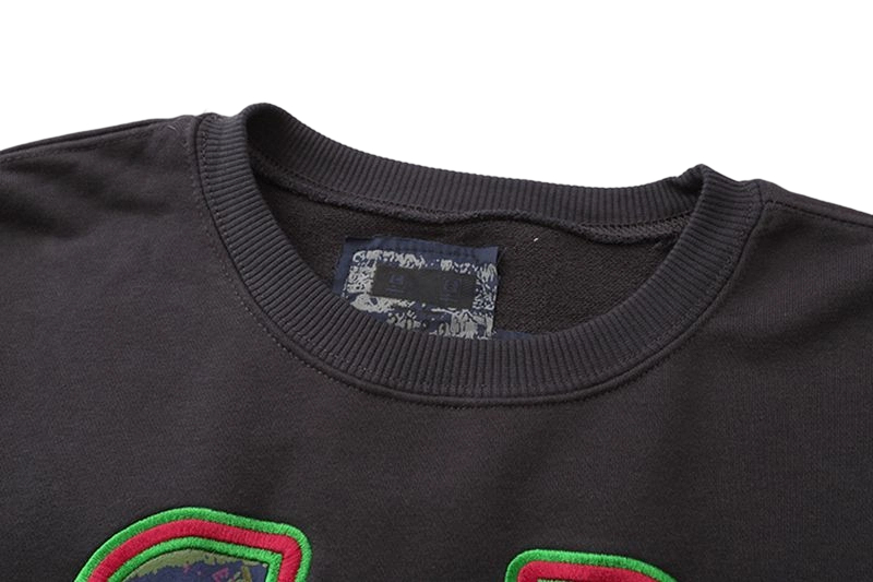 Cav Empt Skeleton Frame Graphic Crewneck Sweatshirt Black OKZY20261653