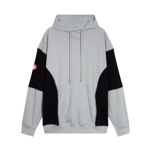Cav Empt Color Block Panel Hoodie Grey OKZY20261655