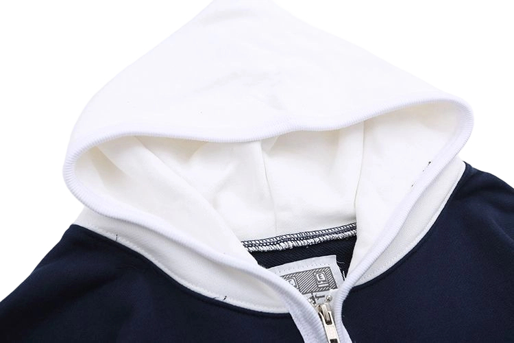 Cav Empt Two Tone Full Zip Hoodie Navy White OKZY20261657