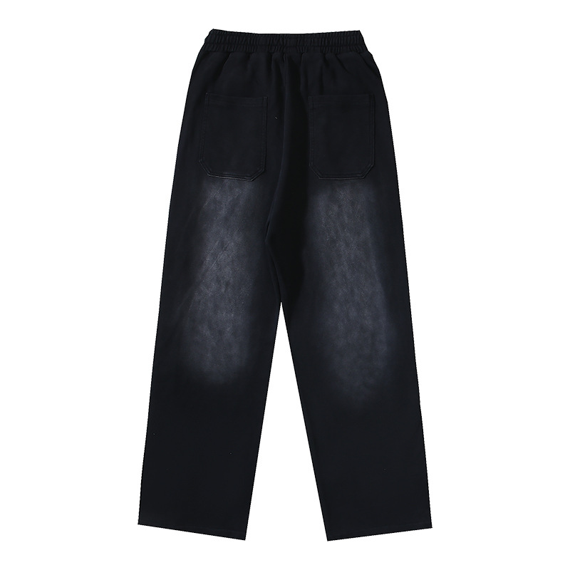 Hellstar Black Side Button Straight Sweatpants OKZY2026165