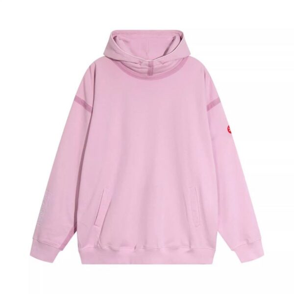 Cav Empt Simple Solid Color Hoodie Pink OKZY20261661