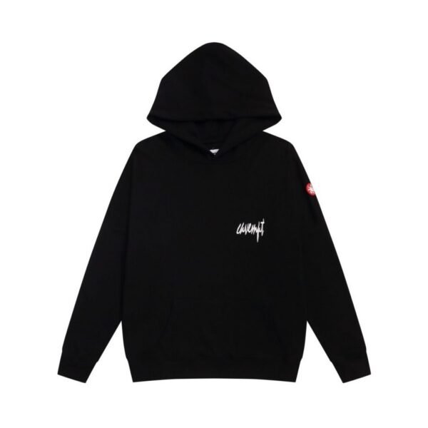 Cav Empt Chest Script Logo Hoodie Black OKZY20261662