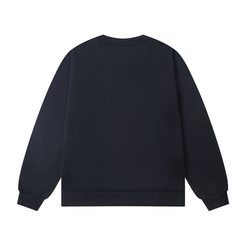 Corteiz Rules The World Island Print Crewneck Sweatshirt Black OKZY20261671