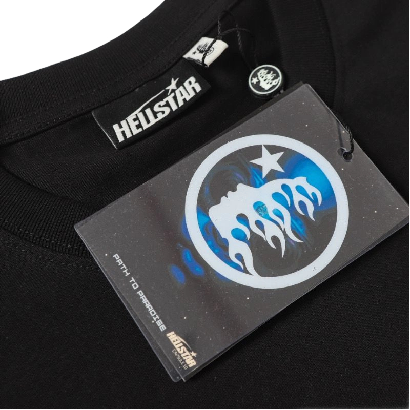 Hellstar Star Logo Sleeve Print Long Sleeve Tee Black OKZY20261707