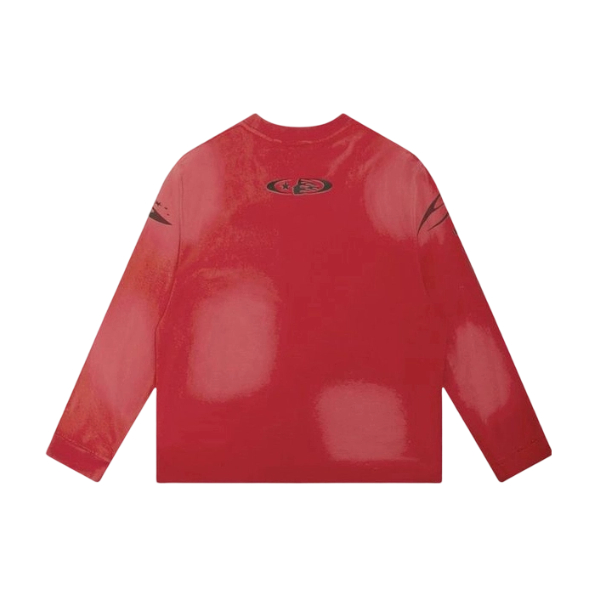 Hellstar Logo Long Sleeve Tee Red OKZY20261714