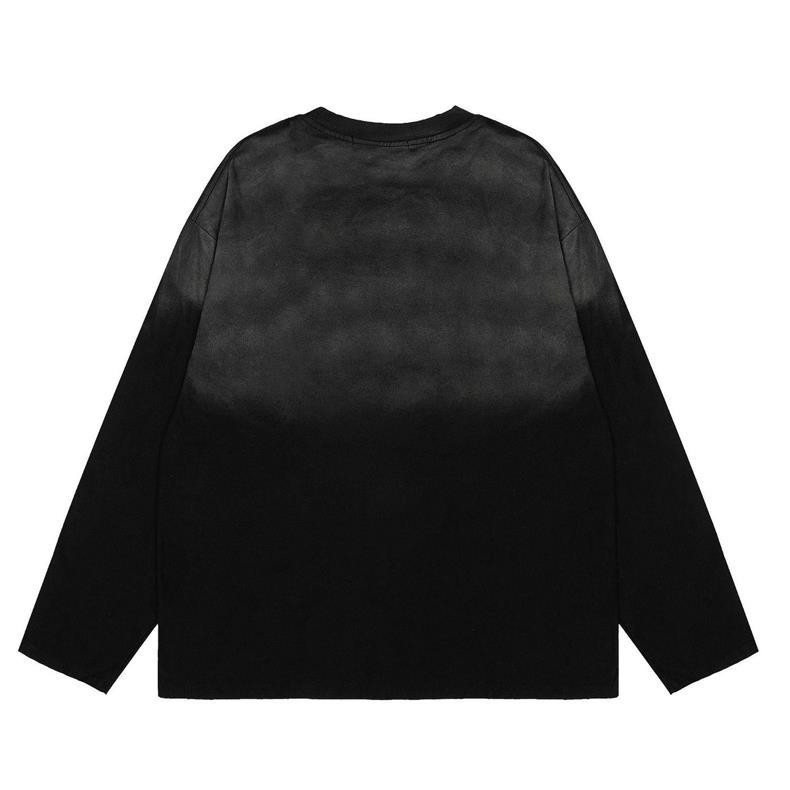 Acne Studios Stockholm 1996 Gradient Long Sleeve Tee Black OKZY20261717