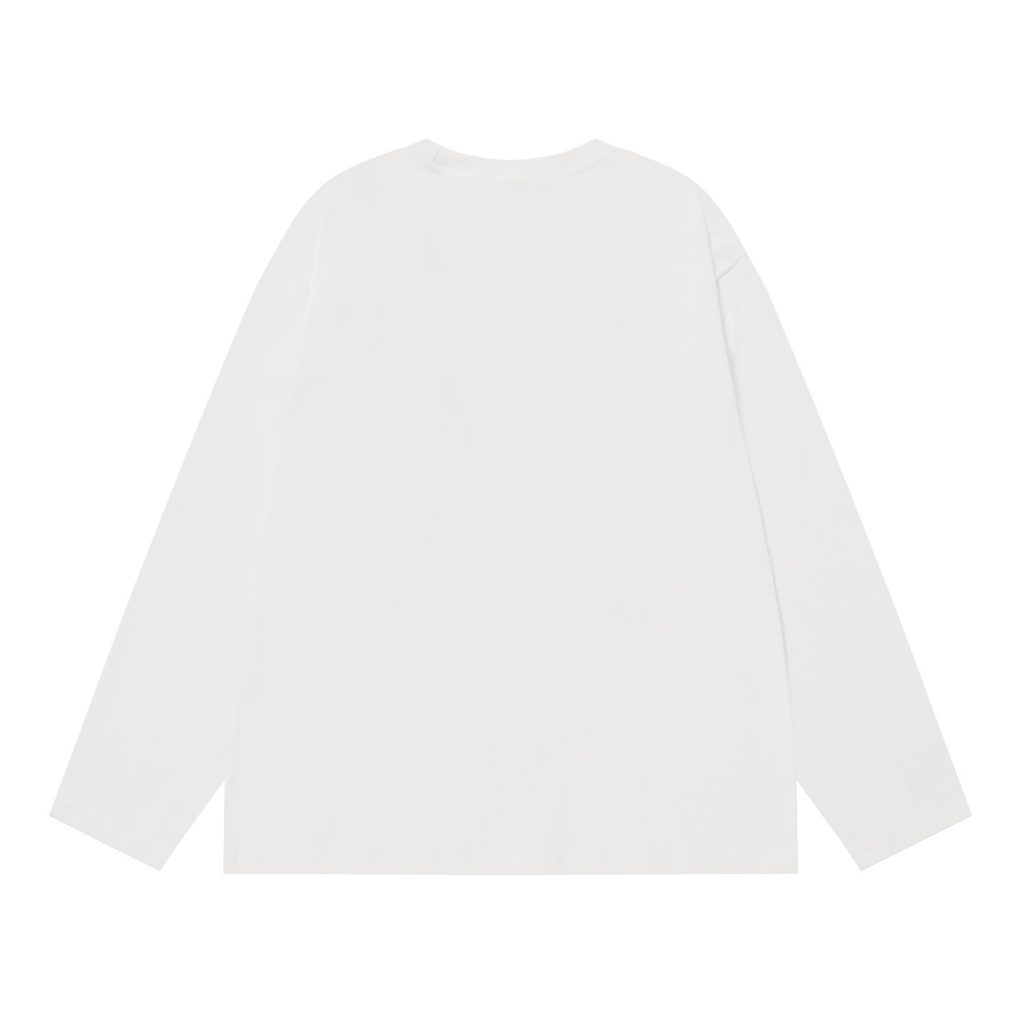 Acne Studios Heart Logo Long Sleeve Tee White OKZY20261721