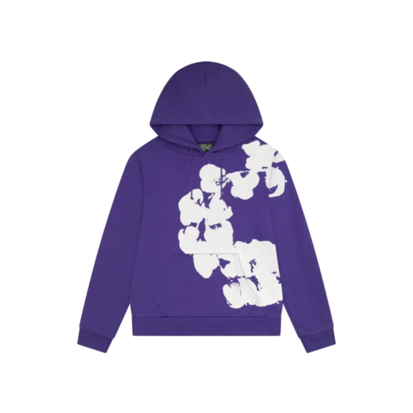 Denim Tears Cotton Wreath Hoodie Purple OKZY20261733