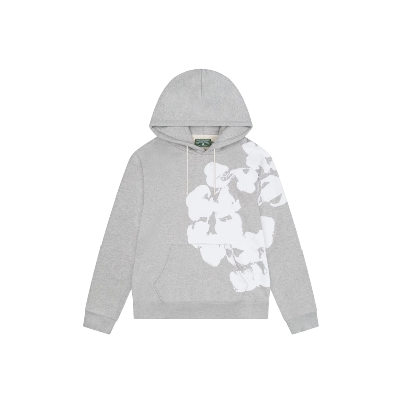 Denim Tears Cotton Wreath Hoodie Heather Grey OKZY20261735