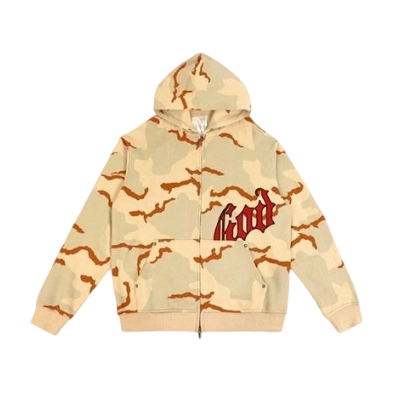 Godspeed God Speed Full Zip Hoodie Desert Camo OKZY20261739
