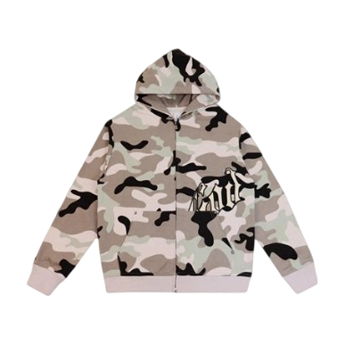 Godspeed God Speed Full Zip Hoodie Grey Camo OKZY20261740