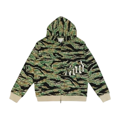 Godspeed God Speed Full Zip Hoodie Tiger Camo OKZY20261741